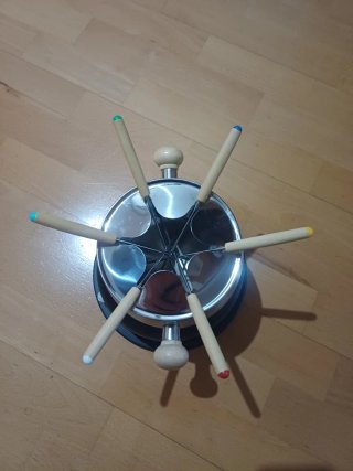 Set Fondue 11 Piezas Acero Inoxidable