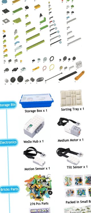 KIT robótica compatible con LEGO Wedo 2.0
