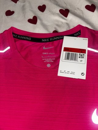 Camiseta Nike Running Fucsia Talla L, hombre
