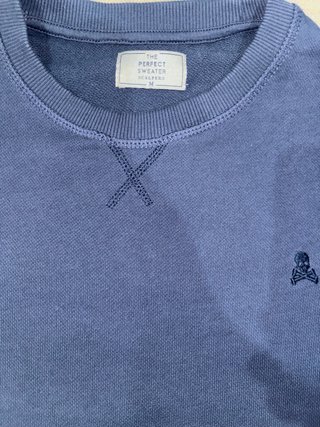 Sudadera Azul Scalpers Talla M ( es ajustada)