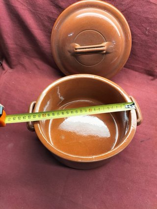 Tacho de barro vidrado