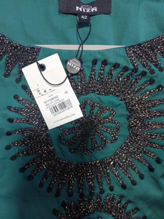 Vestido Niza verde botella