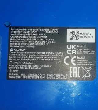 Batería para patinete eléctrico