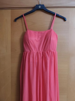 Vestido de gala naranja