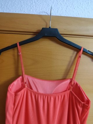 Vestido de gala naranja