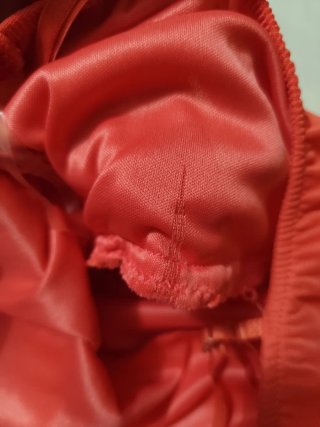 Vestido de gala naranja