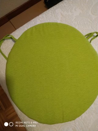 4 Cojines Redondos Verdes