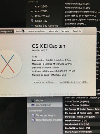 iMac video consola