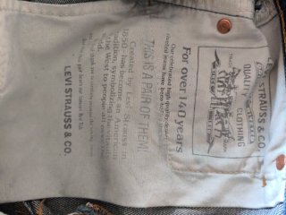 Pantalón Levi's 505 Vintage Talla S