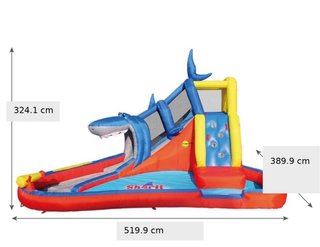 CASTILLO HINCHABLE CON AGUA