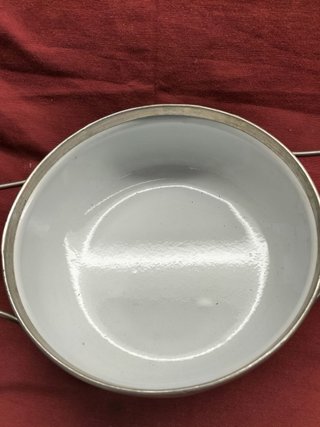 Caçarola Vintage Esmaltada Vermelha