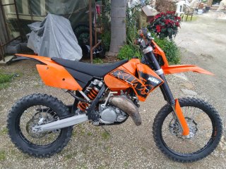 KTM 125 exc de 2007