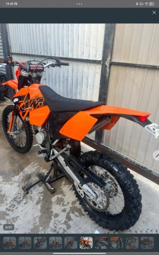 KTM 125 exc de 2007