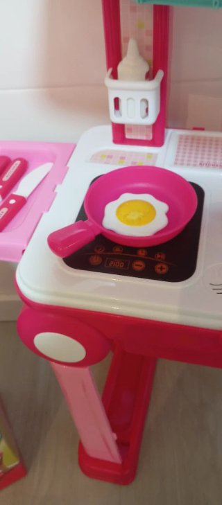 Cocina de Juguete Portátil Rosa