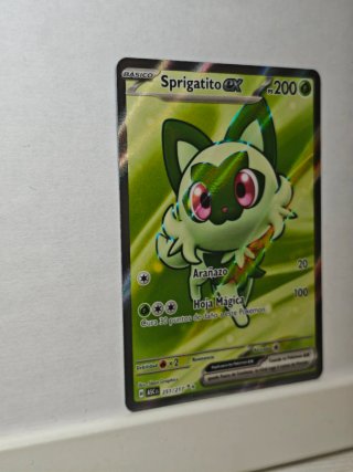 Carta Pokémon Sprigatito EX 251/217.🇪🇦
