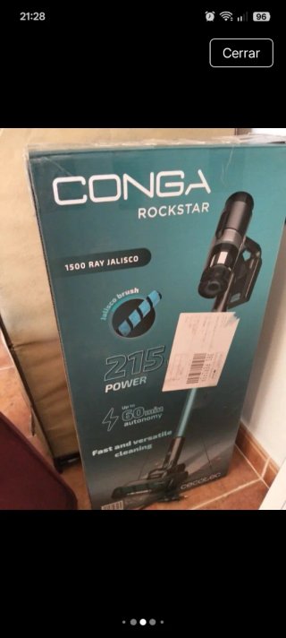 Aspiradora Cecotec Conga Jalisco 250W