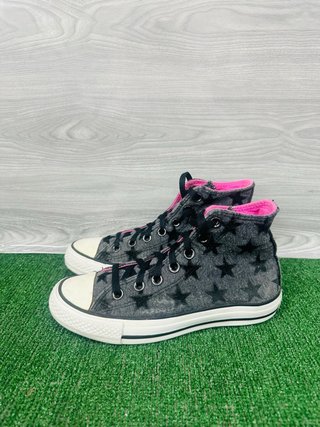 Converse donna nere/rosa taglia 37