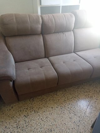 Sofá reclinable 3 plazas muy cómodo