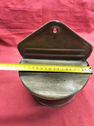 Saleiro Cobre com Tampa Madeira