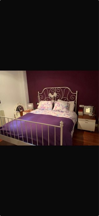 Conjunto Cama y Mesitas Noche Blanco