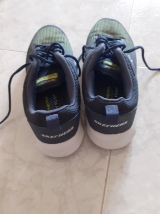 Zapatillas Skechers 45 Azul Marino y Verde Lima