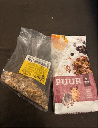 Jaula Hámster + Juguetes y Comida