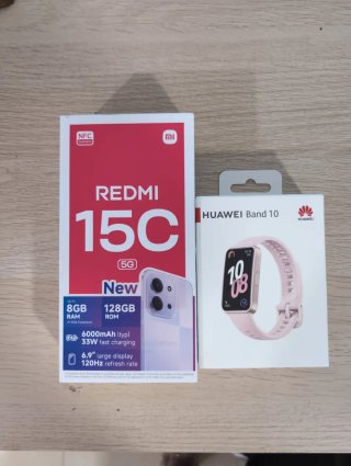 Redmi 15C 5G 8GB + Huawei Band 10