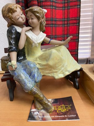 Pareja cerámica vintage Tengra