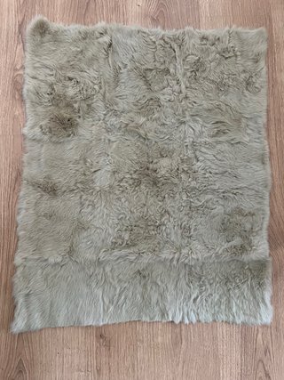 Alfombra Pelo Sintético Beige/Gris