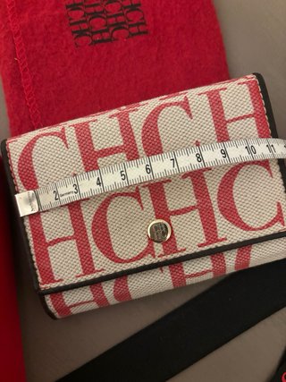 Cartera CH Carolina Herrera Beige/Rojo
