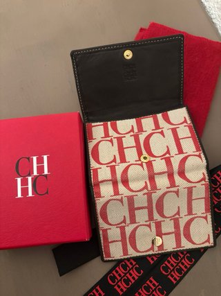 Cartera CH Carolina Herrera Beige/Rojo