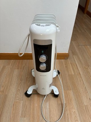 Radiador Aceite Cecotec Gris/Blanco