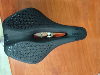 Funda de sillín de bicicleta negra