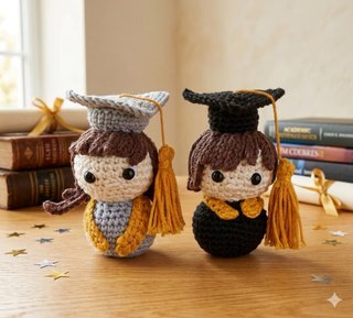 Graduado Crochet (Regalo Fin de Curso)