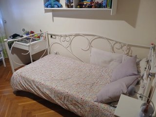 Cama Diván Sofá Blanco