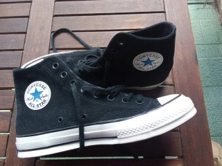 Converse All Star Negras Suede