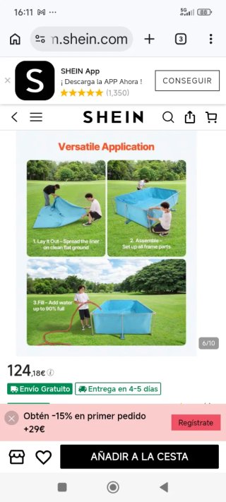 Piscina Vevor Estructura Acero Nueva