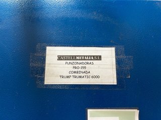 PUNZONADORA con LASER TRUMATIC 6000