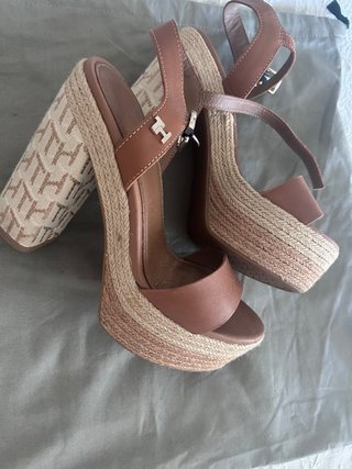 Sandalias Tommy Hilfiger Cuña Esparto