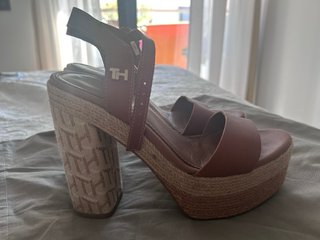 Sandalias Tommy Hilfiger Cuña Esparto