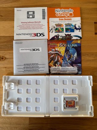 Pokémon Sol Nintendo 3DS + Caja y Manuales