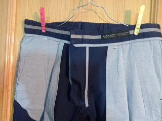 Pantalones de vestir hombre azul