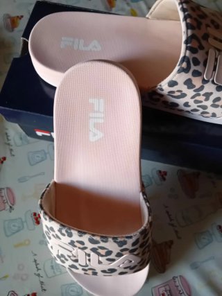 CIABATTE FILA  ROSA MACULATO. MISURA 34