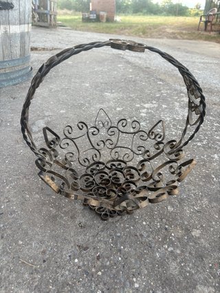 Frutero antiguo forja artesanal