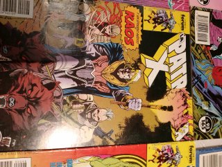 Comics de la patrulla X editados en 1.990.