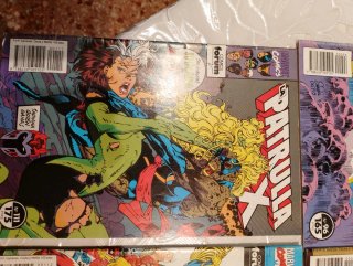 Comics de la patrulla X editados en 1.990.