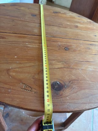 Mesa camilla de madera