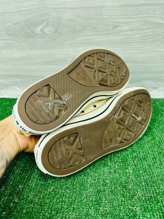Converse donna beige/bianche taglia 37.5