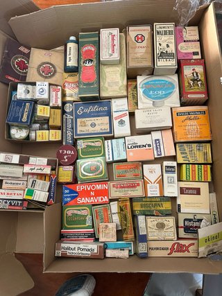 Collezione Scatole di Farmacia Antiche