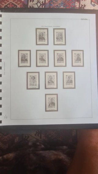 Hojas Sellos España 1976-77-78